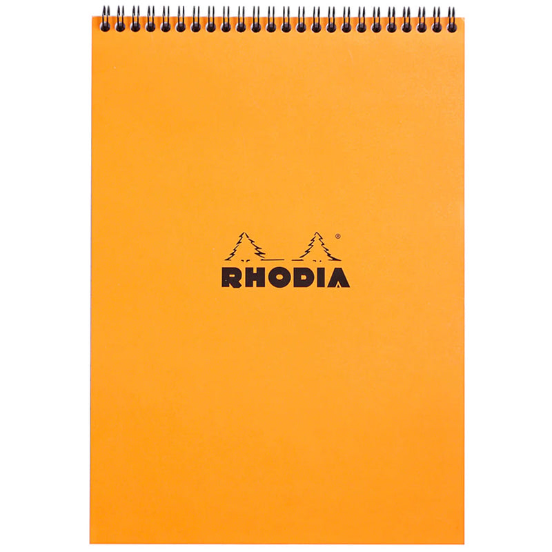 Rhodia No. 18 Notepad - Wirebound, Orange, Lined