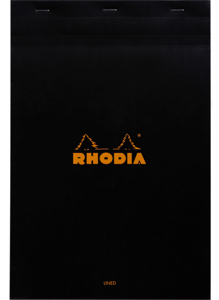 Rhodia No. 19 (A4+) Notepad - Black, Lined