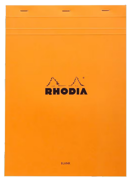 Rhodia No. 18 Notepad - Orange, Blank