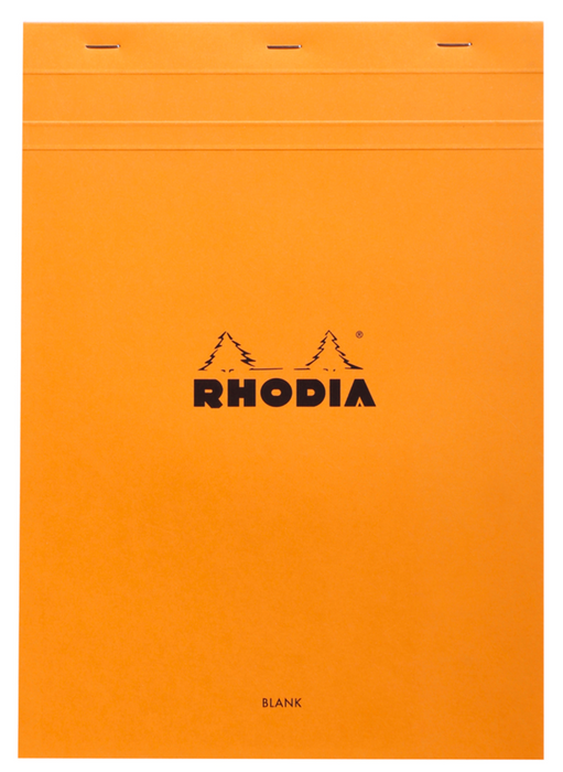 Rhodia No. 18 (A4) Notepad - Orange, Blank