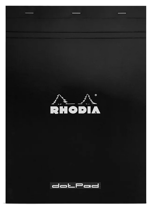 Rhodia No. 18 Notepad - Black, Dotted