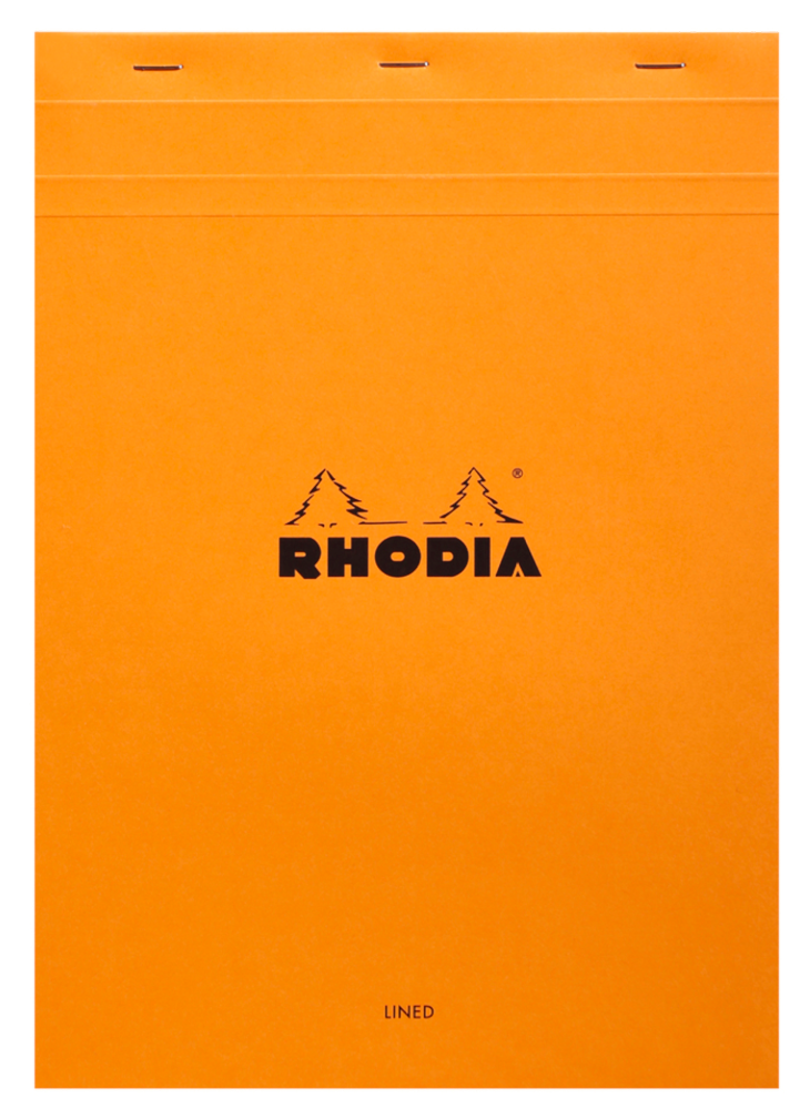 Rhodia No. 18 (A4) Notepad - Orange, Lined