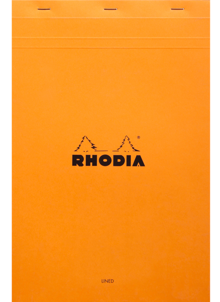 Rhodia No. 19 (A4+) Notepad - Orange, Lined
