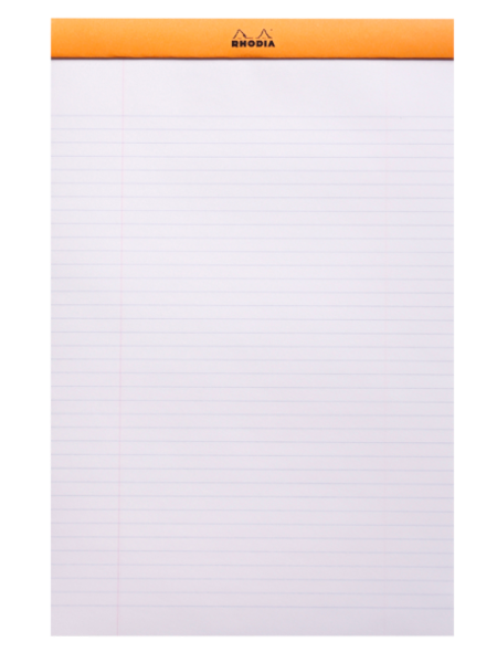 Rhodia No. 19 (A4+) Notepad - Orange, Lined