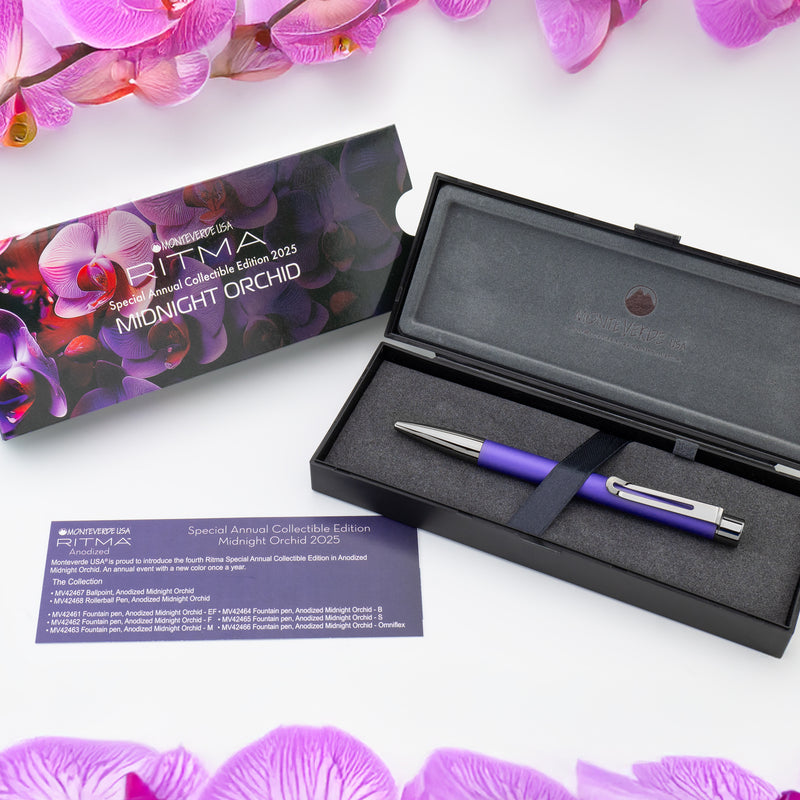 Monteverde Ritma 2025 Special Edition Ballpoint Pen - Midnight Orchid