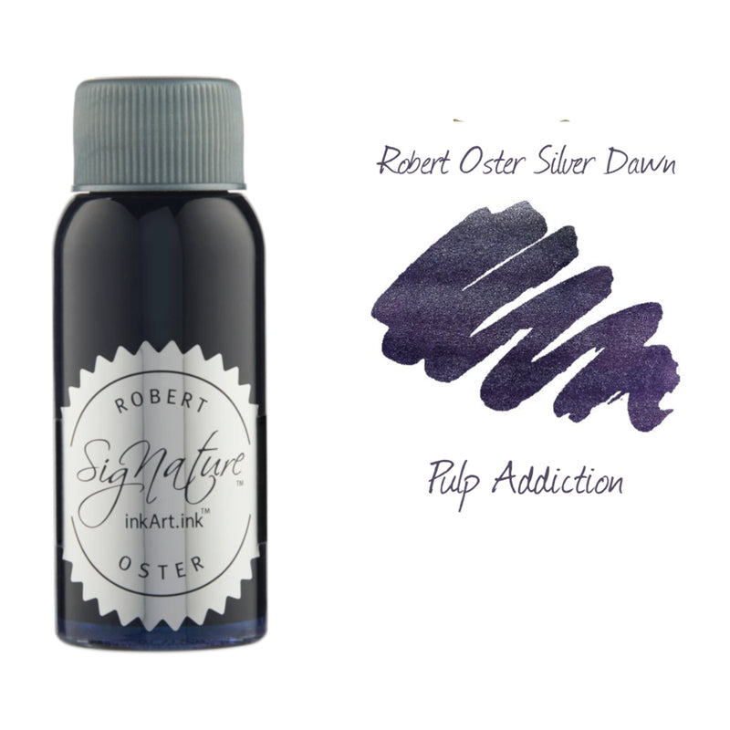 Robert Oster Shake 'N' Shimmy Ink - Silver Dawn 50ml