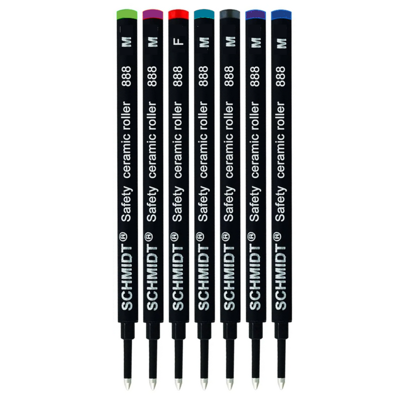 Schmidt Safety Ceramic Rollerball Refill 888 Multi-Colour 7 Pack