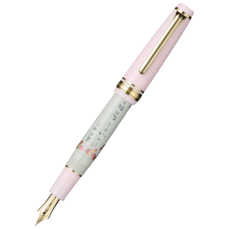 Sailor Pro Gear Slim Seasonal Waka Poetry Fountain Pen - Spring - MF