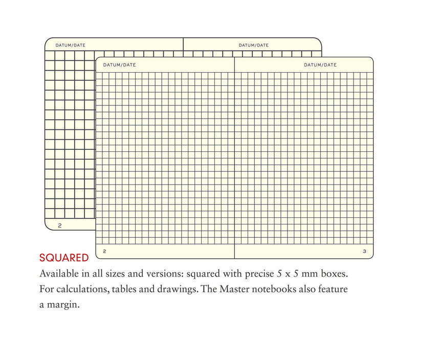 Leuchtturm1917 Notebook Hardcover Medium (A5), 251 pages, Squared, Light Grey