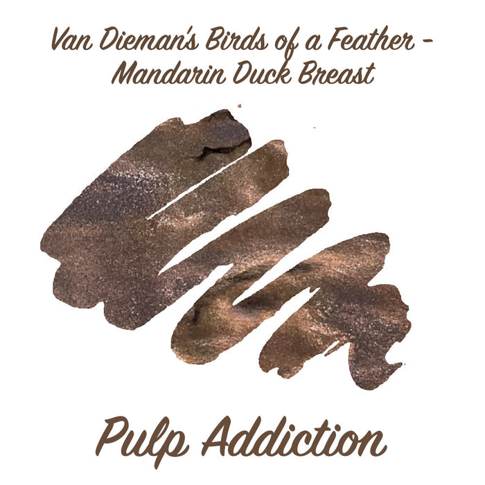 Van Dieman's Birds of a Feather - Mandarin Duck Breast - Shimmering - 2ml Sample