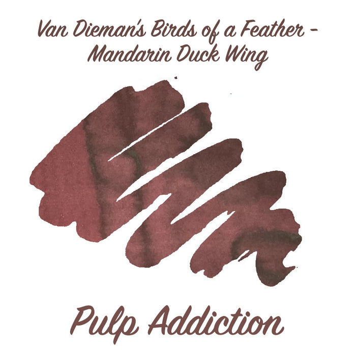 Van Dieman's Birds of a Feather - Mandarin Duck Wing - 2ml Sample
