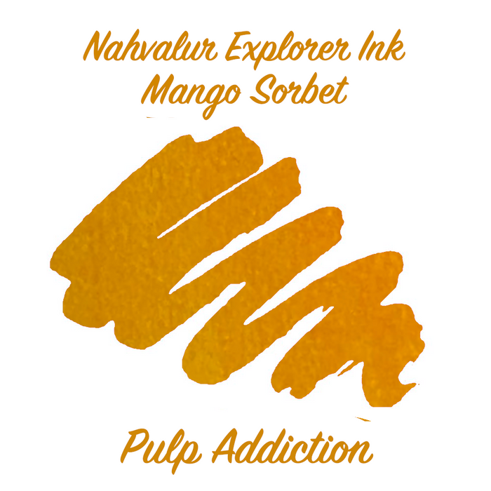 Nahvalur Explorer Ink - Mango Sorbet (Yellow-Orange) - 2ml Ink Sample