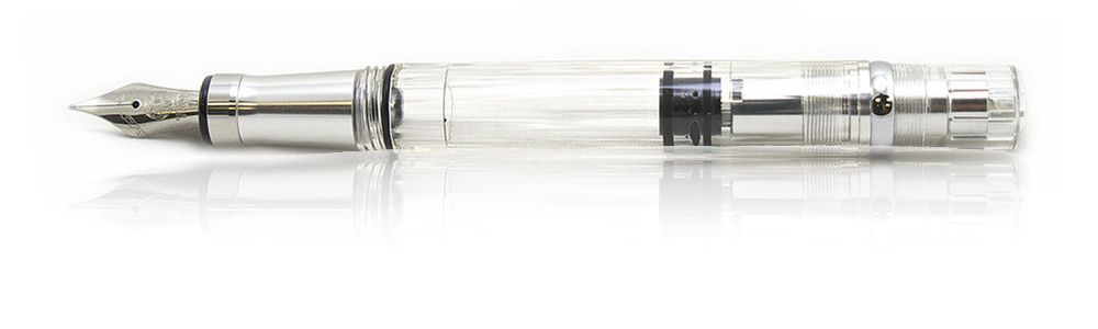 TWSBI Diamond 580AL Fountain Pen - Silver, Broad Nib
