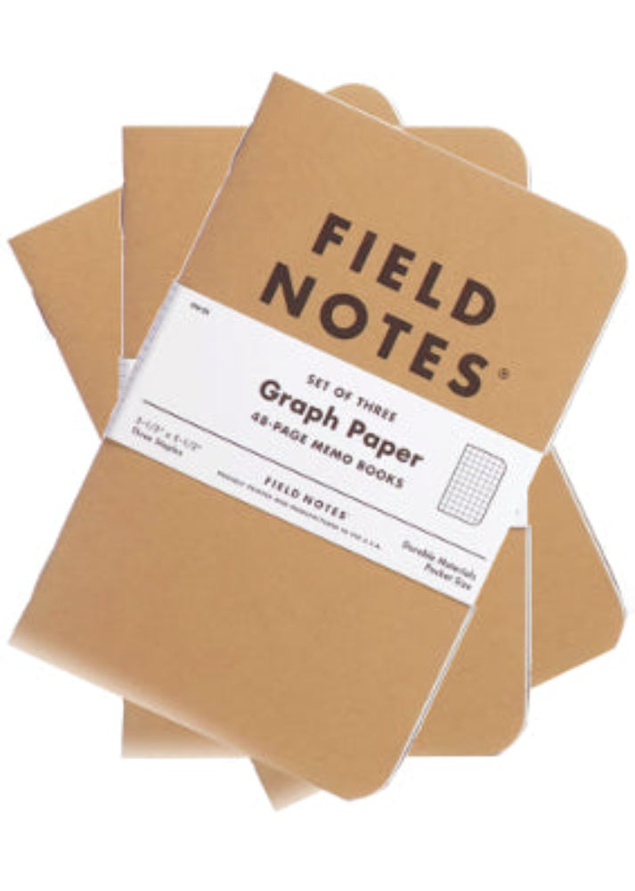 Field Notes Original Graph Notebook, Set of 3. Buy Field Notes
