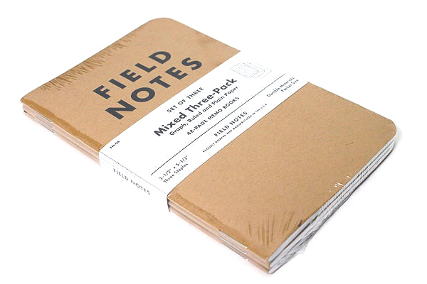 Field Notes Original Mixed Notebooks (Set 3)