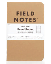 Field Notes Original Ruled Notebooks (Set 3)