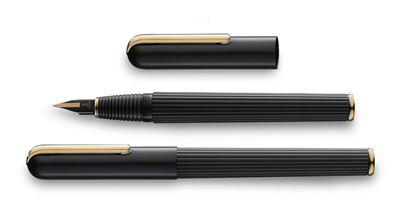 Lamy Imporium Black Gold Trim Fountain Pen