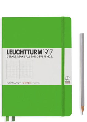 Leuchtturm Fresh Green Dotted Notebook, Medium (A5)