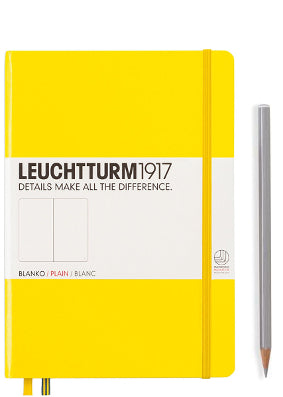Leuchtturm Lemon Hard Cover Medium A5 Plain Notebook Journals. Buy ...