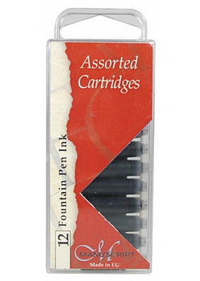 Manuscript Assorted Ink Cartridges, 12