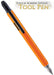 Monteverde Orange Touch Screen Stylus Tool Fountain Pen