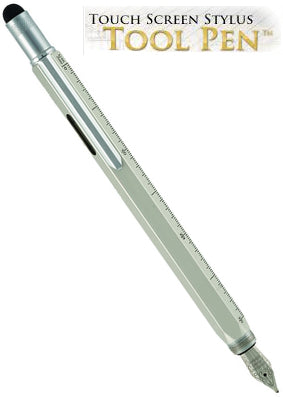 Monteverde Silver Touch Screen Stylus Tool Fountain Pen