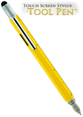 Monteverde Yellow Touch Screen Stylus Tool Fountain Pen
