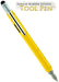 Monteverde Yellow Touch Screen Stylus Tool Fountain Pen