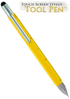 Monteverde Yellow Touch Screen Stylus Tool Pencil