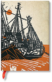 Paperblanks Alistair Bell Collection Mooring Midi Lined Journal