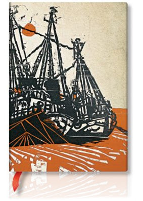 Paperblanks Alistair Bell Collection Mooring Midi Lined Journal