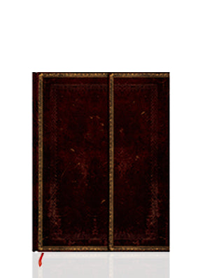 Paperblanks Old Leather Black Moroccan Lined Journal, Mini