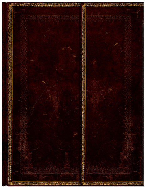 Paperblanks Old Leather Black Moroccan Grande Unlined Journal
