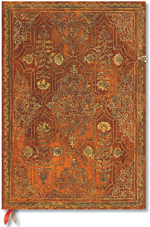 Paperblanks Fall Filigree Persimmon Grande Unlined Journal