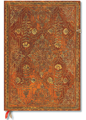 Paperblanks Fall Filigree Persimmon Grande Unlined Journal