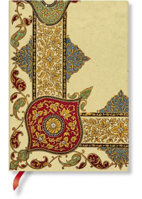 Paperblanks Flexi Visions of Paisley Ivory Kraft Midi Lined Journal, 176pages