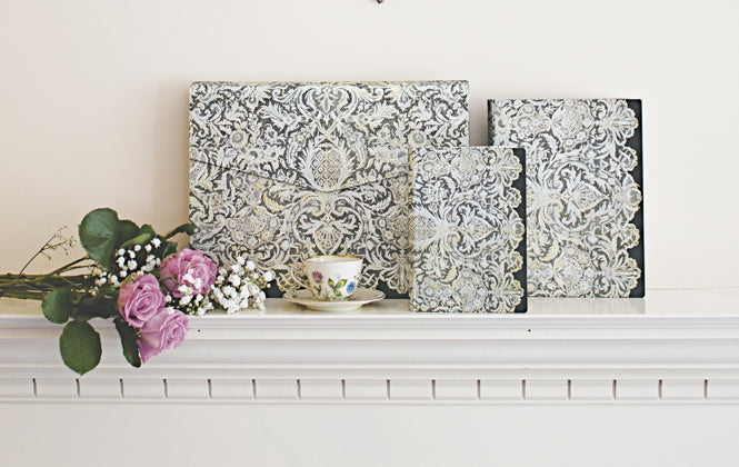 Paperblanks Lace Allure Ivory Veil Midi Unlined Journal