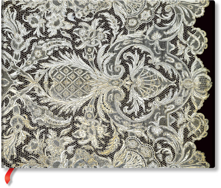 Paperblanks Lace Allure Ivory Veil Unlined Guest Book