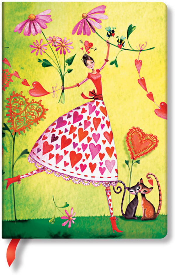 Paperblanks Mila Marquis Valentina Midi Lined Journal