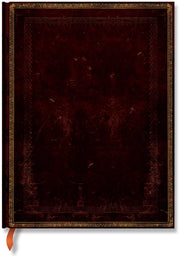 Paperblanks Old Leather Classics Black Moroccan Midi Lined Journal