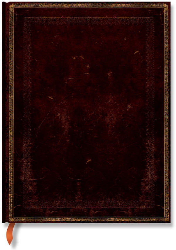 Paperblanks Old Leather Classics Black Moroccan Midi Lined Journal