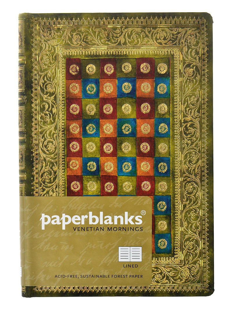 Paperblanks Venetian Mornings Verde Mini Lined Journal