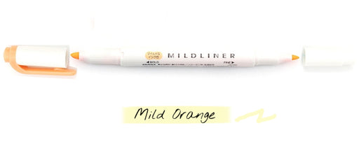 Zebra Mildliner Double Tip Mild Orange Highlighter