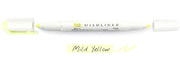 Zebra Mildliner Double Tip Mild Yellow Highlighter