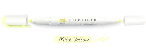 Zebra Mildliner Double Tip Mild Yellow Highlighter