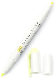 Zebra Mildliner Double Tip Mild Yellow Highlighter