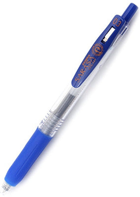 Zebra Sarasa Clip Gel 0.3mm Blue Rollerball Pen