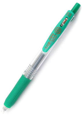 Zebra Sarasa Clip Gel 0.3mm Green Rollerball Pen