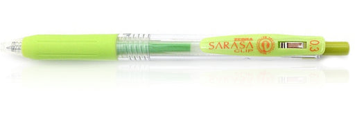 Zebra Sarasa Clip Gel 0.3mm Light Green Rollerball Pen