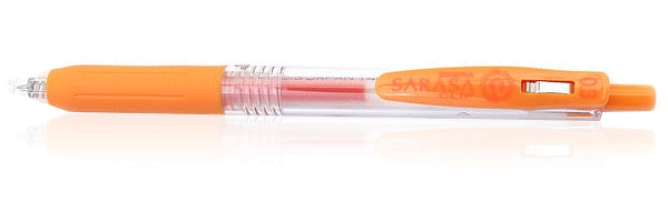 Zebra Sarasa Clip Gel 0.3mm Orange Rollerball Pen